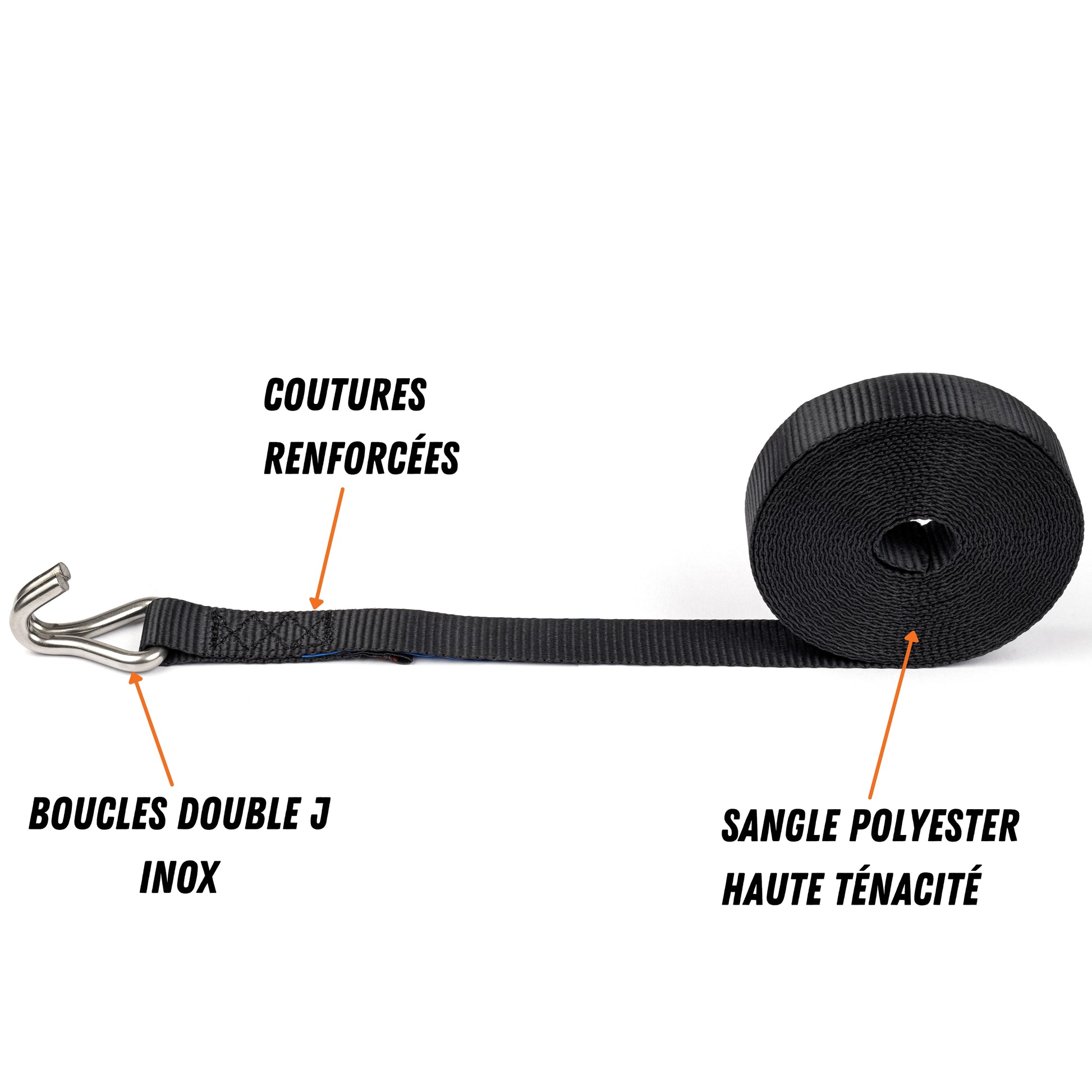 descriptif sangle a cliquet inox LODD