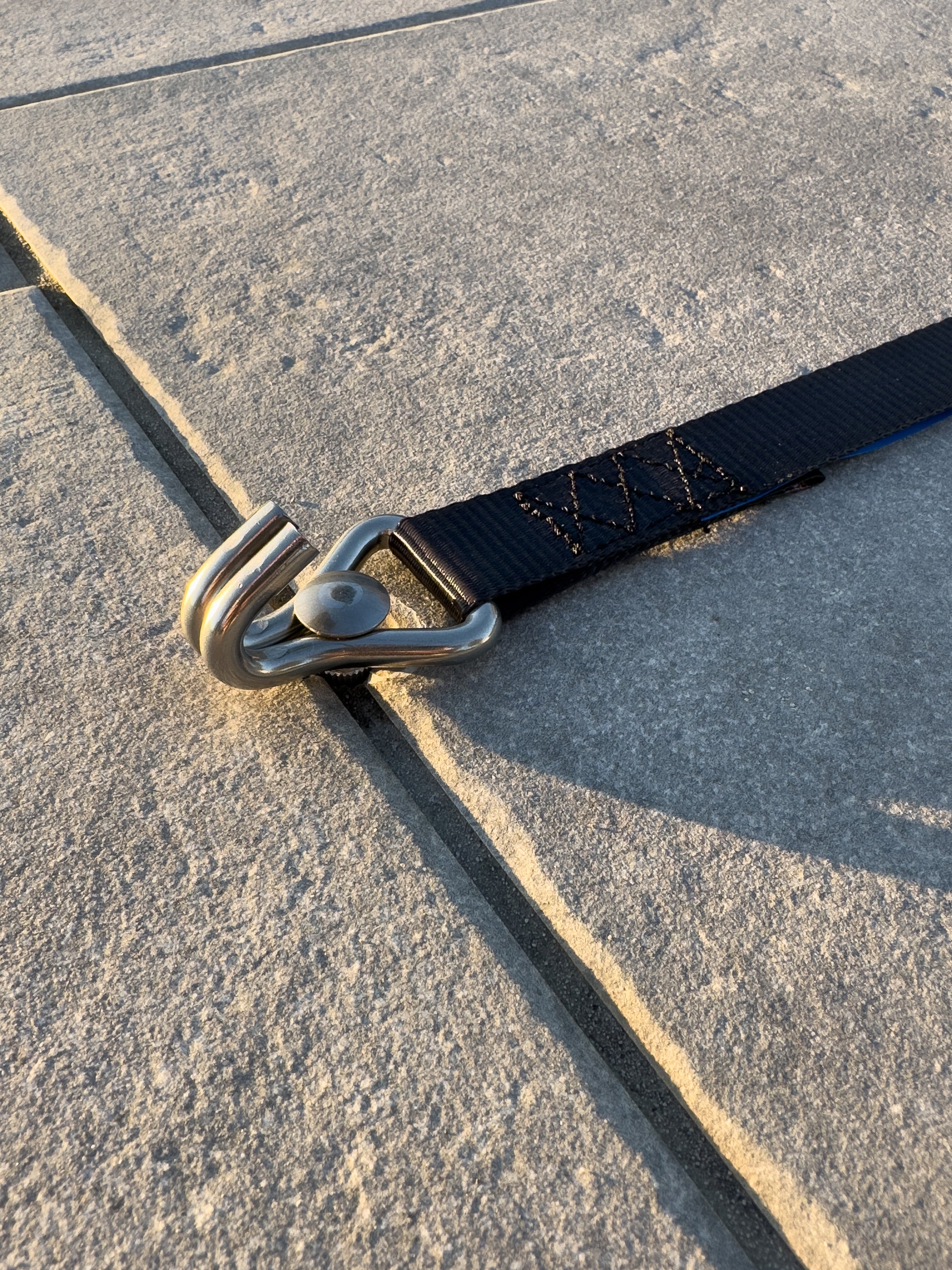 utilisation piscine sangle a cliquet inox LODD