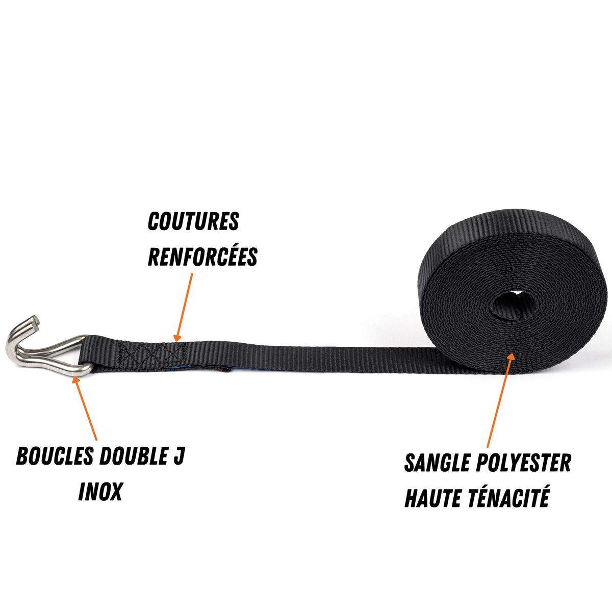 descriptif sangle a cliquet inox LODD