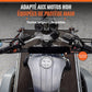Sangles Moto Arrimage au Guidon avec Manchons Composites Renforcés et Boucles Renforcées – Largeur 38 mm – Polyester Haute Résistance 1100 kg – Mousquetons Acier – Valise Incluse