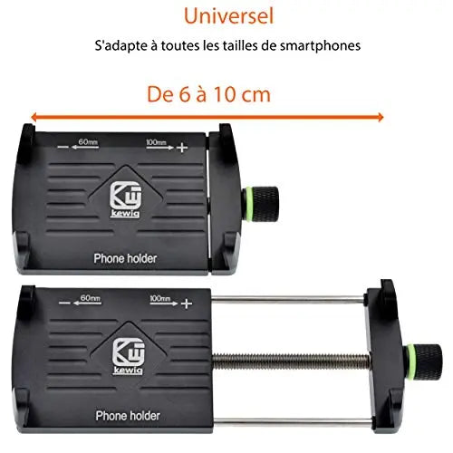 Support Téléphone Moto Universel avec Chargeur Alimentation USB pour Guidon Moto Scooter Quad en Aluminium Aviation Haute qualité, Rotation à 360° LODD